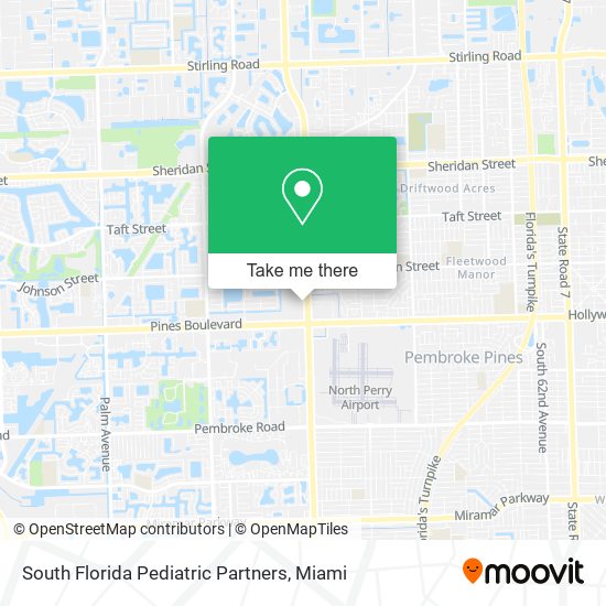 South Florida Pediatric Partners map