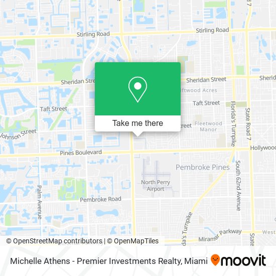 Michelle Athens - Premier Investments Realty map