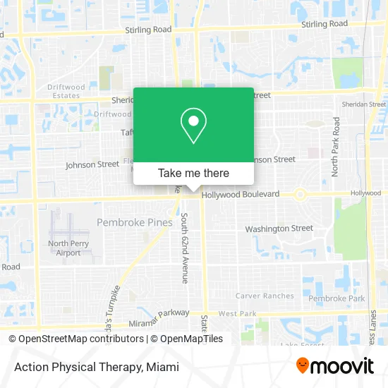 Action Physical Therapy map
