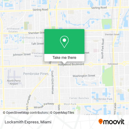 Locksmith Express map