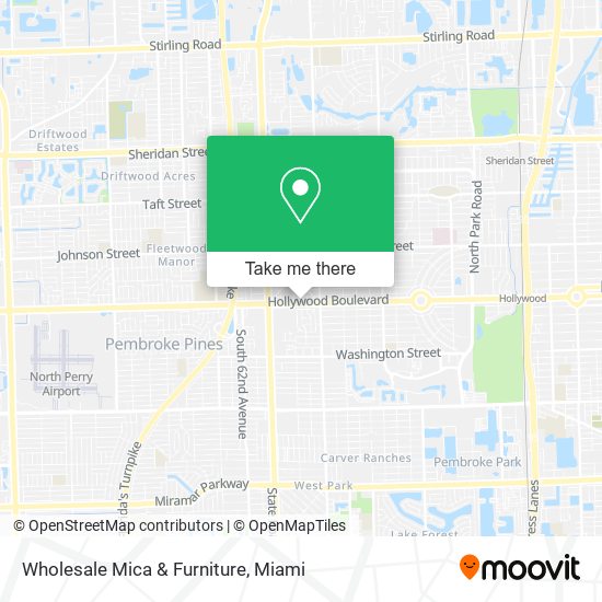 Wholesale Mica & Furniture map