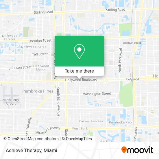 Achieve Therapy map