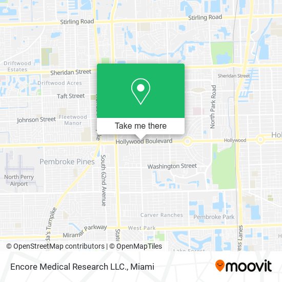 Mapa de Encore Medical Research LLC.