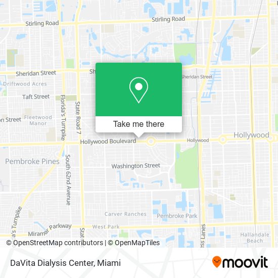 Mapa de DaVita Dialysis Center