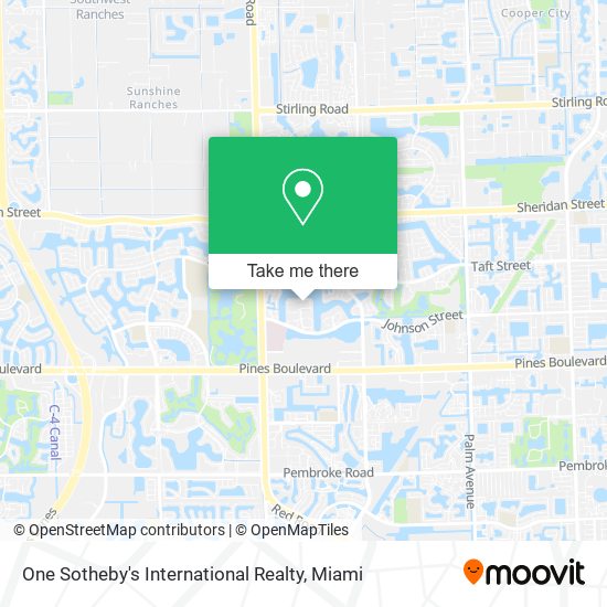 One Sotheby's International Realty map