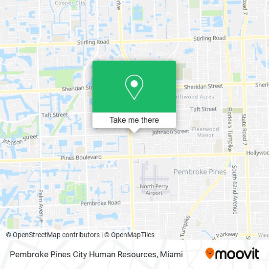 Pembroke Pines City Human Resources map