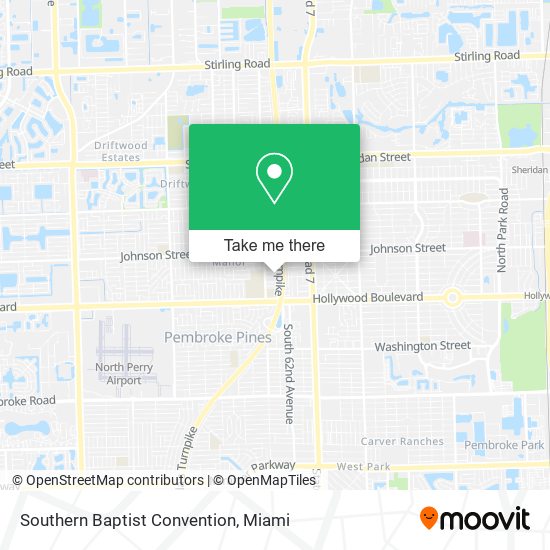 Southern Baptist Convention map
