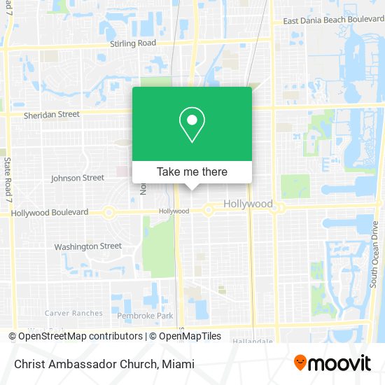 Christ Ambassador Church map
