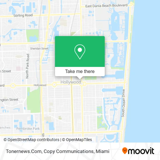 Tonernews.Com, Copy Communications map