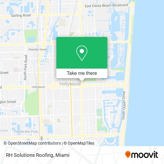 RH Solutions Roofing map