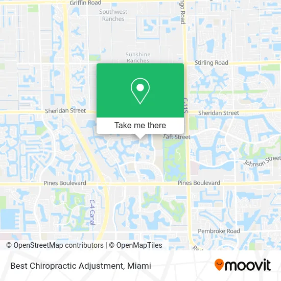 Best Chiropractic Adjustment map