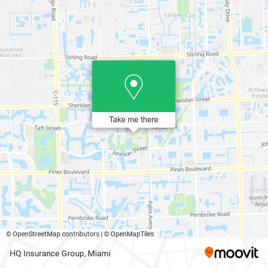 HQ Insurance Group map