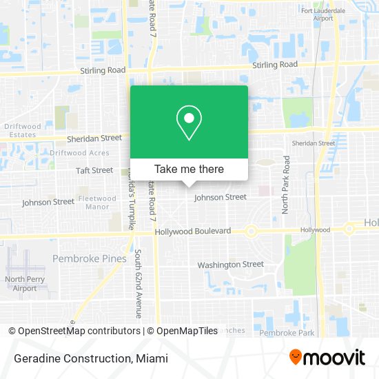 Mapa de Geradine Construction