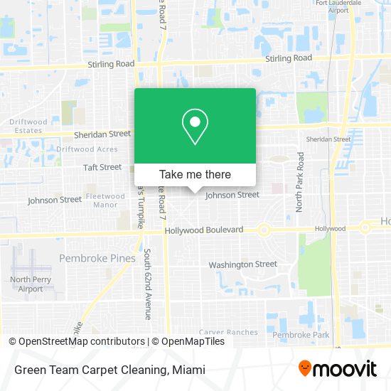 Green Team Carpet Cleaning map