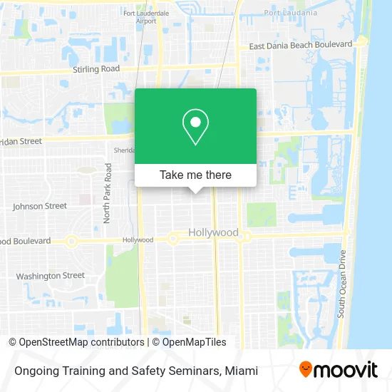 Ongoing Training and Safety Seminars map