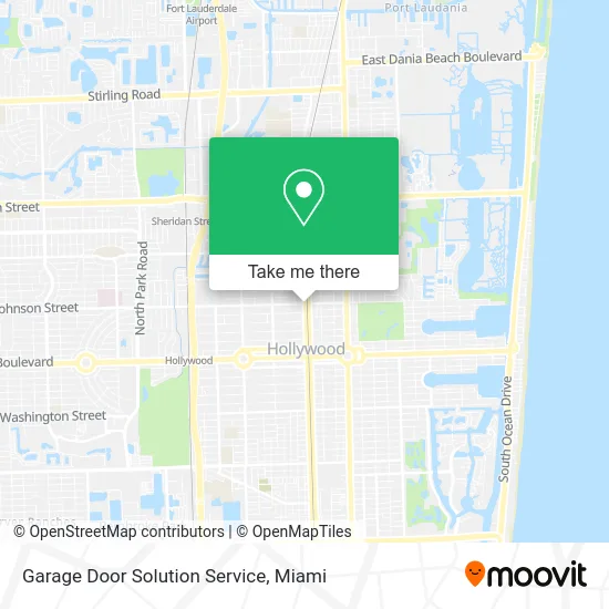 Garage Door Solution Service map