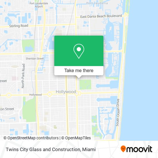 Mapa de Twins City Glass and Construction