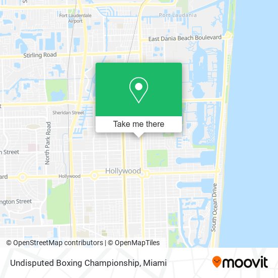 Mapa de Undisputed Boxing Championship