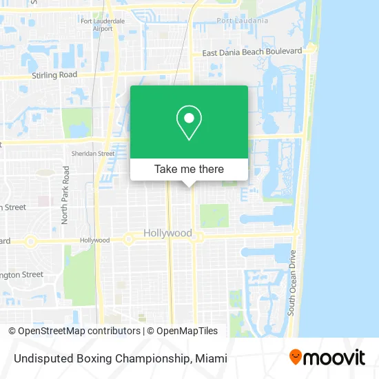 Undisputed Boxing Championship map