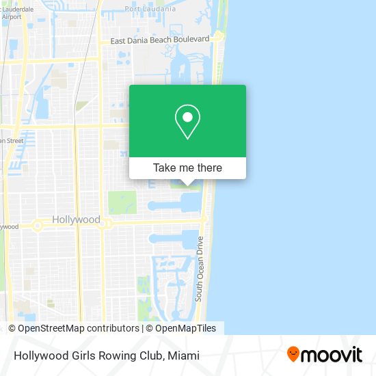 Mapa de Hollywood Girls Rowing Club
