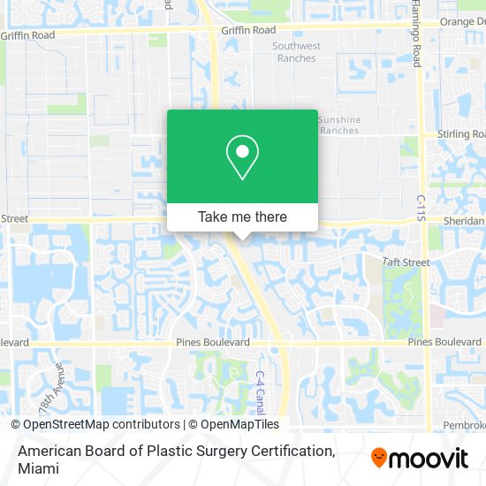 Mapa de American Board of Plastic Surgery Certification