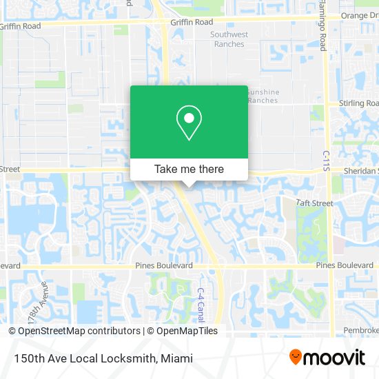 Mapa de 150th Ave Local Locksmith