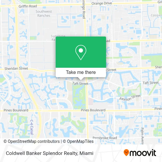 Coldwell Banker Splendor Realty map