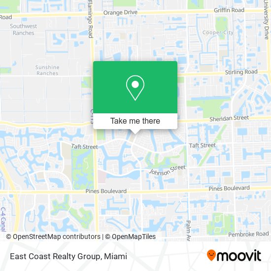 East Coast Realty Group map