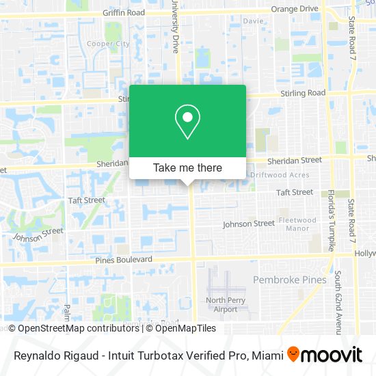 Mapa de Reynaldo Rigaud - Intuit Turbotax Verified Pro