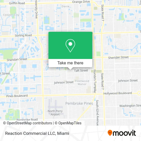 Reaction Commercial LLC map
