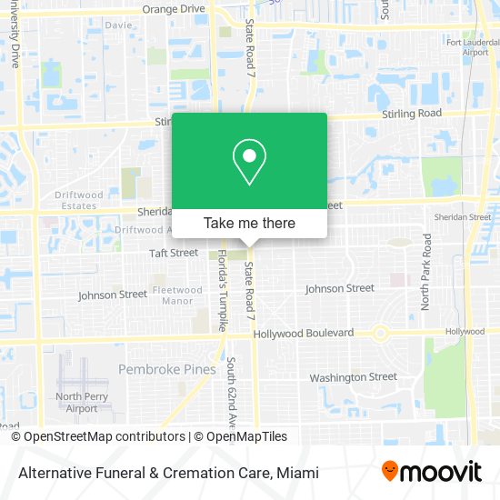 Mapa de Alternative Funeral & Cremation Care