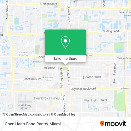 Open Heart Food Pantry map