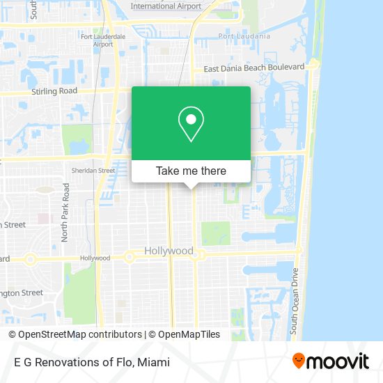 E G Renovations of Flo map