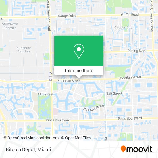 Bitcoin Depot map