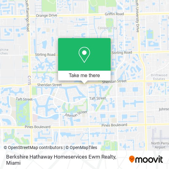 Mapa de Berkshire Hathaway Homeservices Ewm Realty