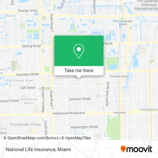 National Life Insurance map