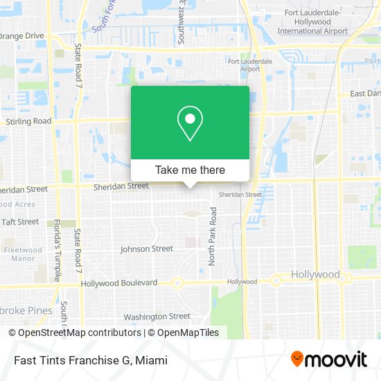 Fast Tints Franchise G map