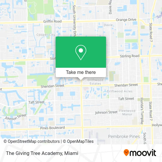 The Giving Tree Academy map