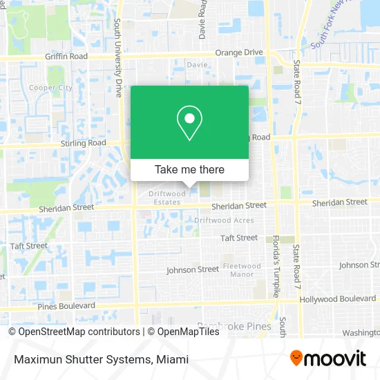 Maximun Shutter Systems map