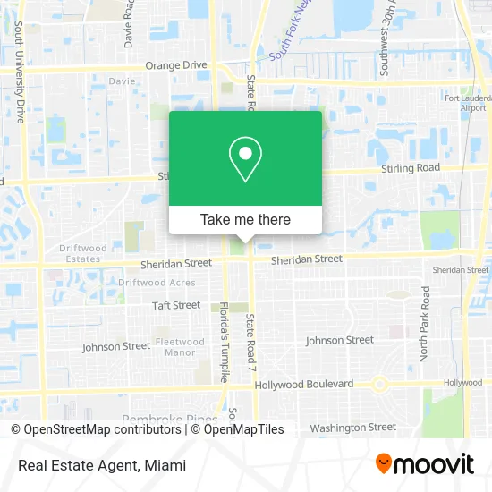 Real Estate Agent map