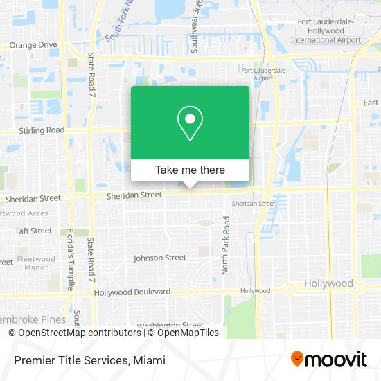 Mapa de Premier Title Services