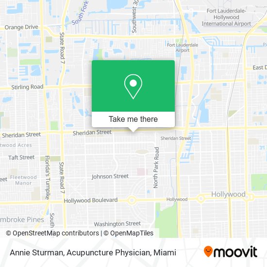 Mapa de Annie Sturman, Acupuncture Physician