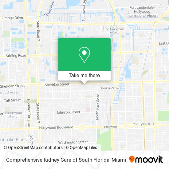 Mapa de Comprehensive Kidney Care of South Florida
