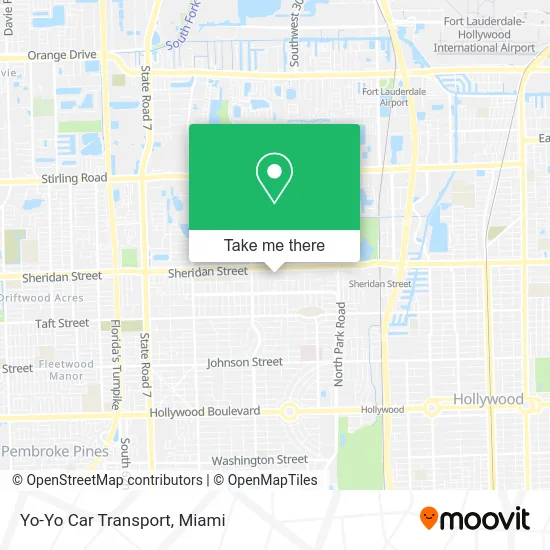 Yo-Yo Car Transport map