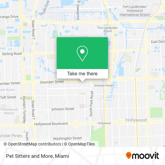 Pet Sitters and More map