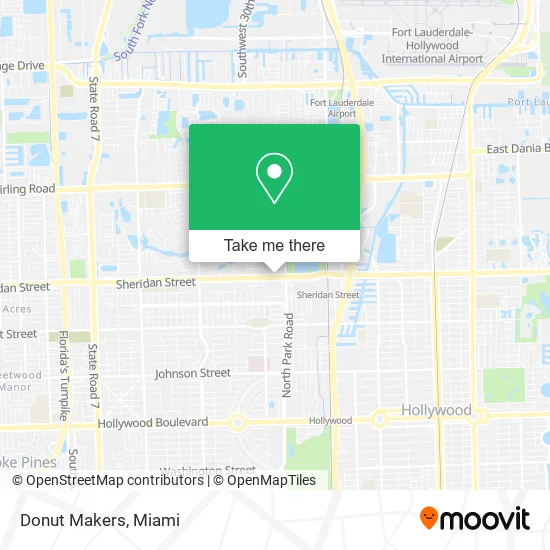 Donut Makers map