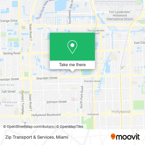 Zip Transport & Services map
