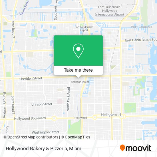 Hollywood Bakery & Pizzeria map