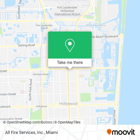 Mapa de All Fire Services, Inc.