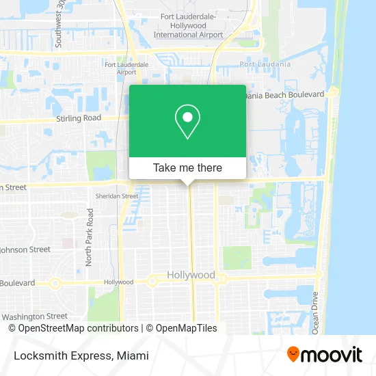 Locksmith Express map
